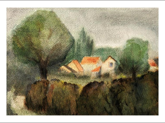 Carte n°60L PAYSAGE BOURGIGNON