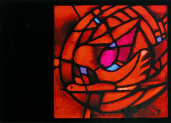 Pentecost, postcard 206