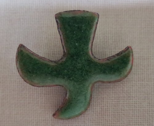 Dove pendant (Pins n°92) - Green