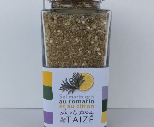 Grey Sea Salt with Rosemary and Lemon