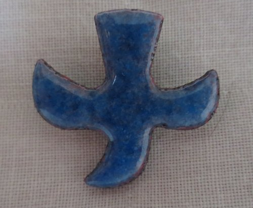 Dove pendant (Pins n°91) - Blue