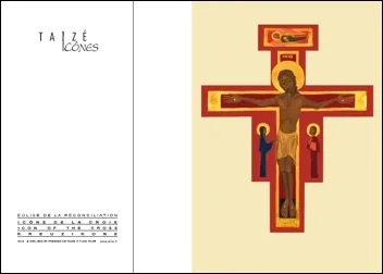 Product Cross of Taizé, double postcard 303A Image