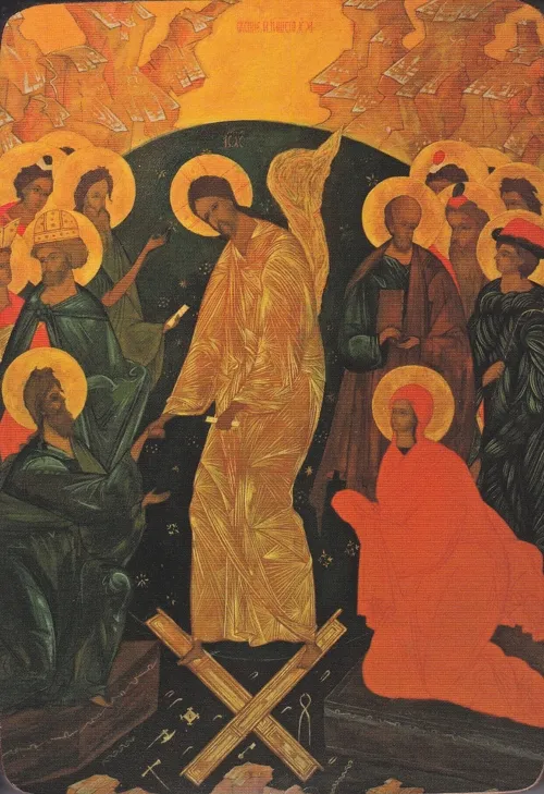 Product Icon on wood, small - Resurrection Image